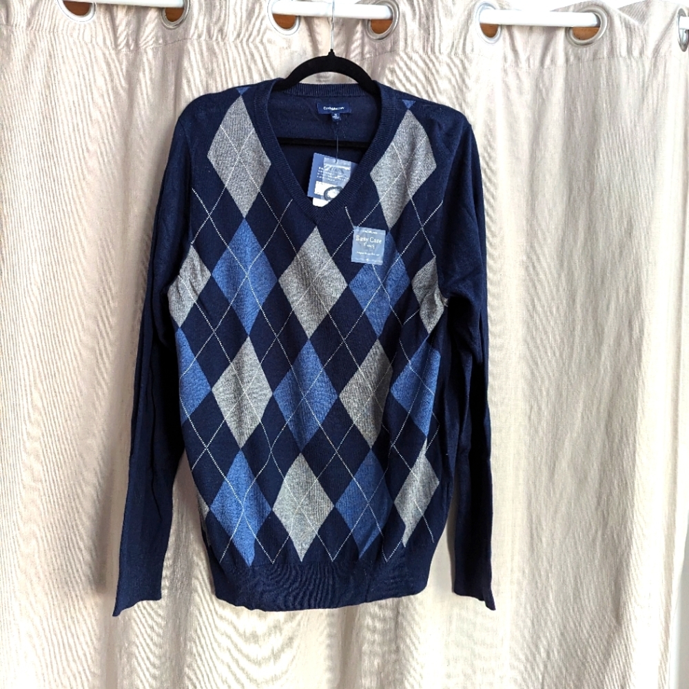 Men's Argyle Sweater